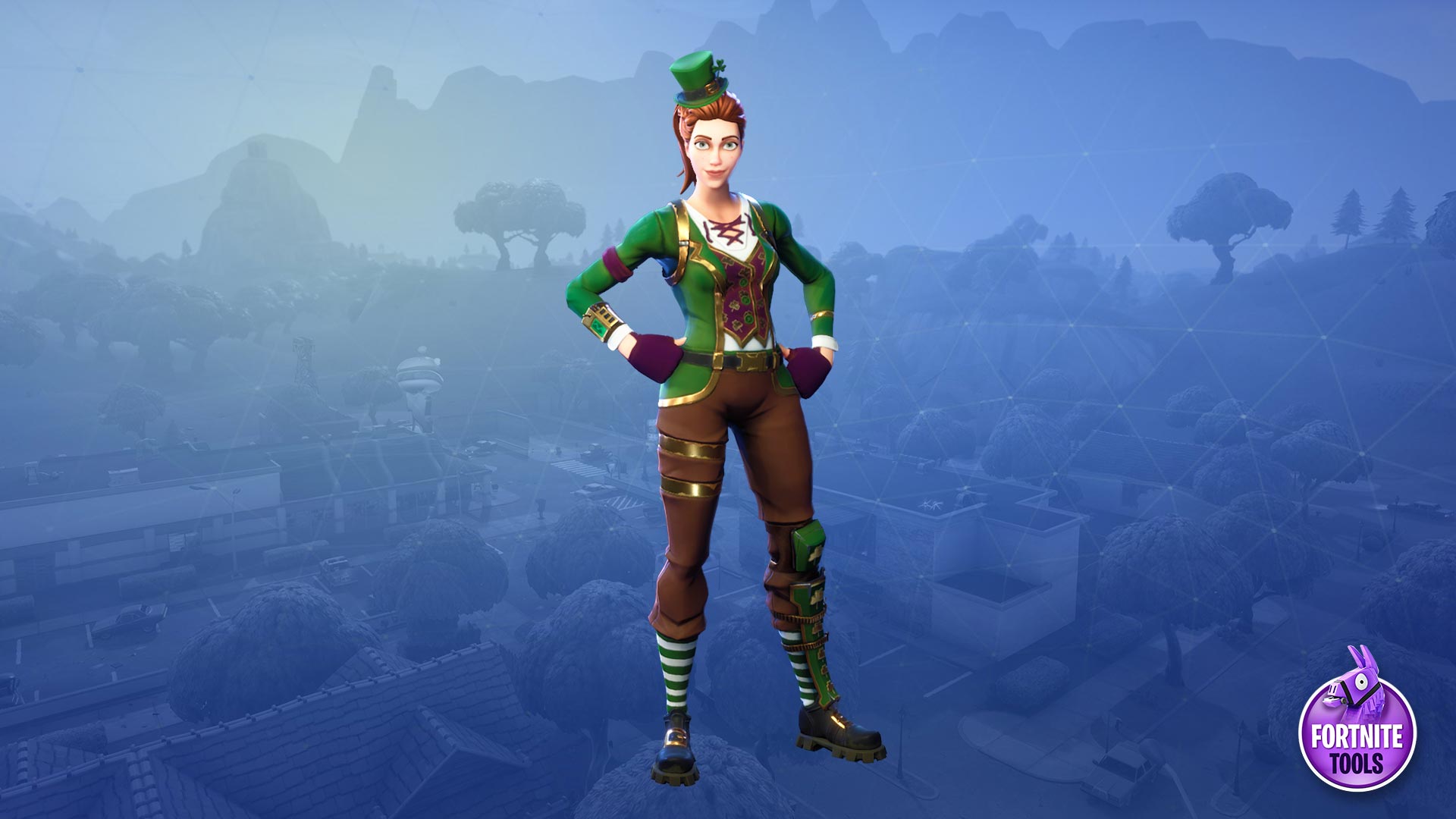 Sgt Green Clover Fortnite Skin Saint Patricks Day Outfit