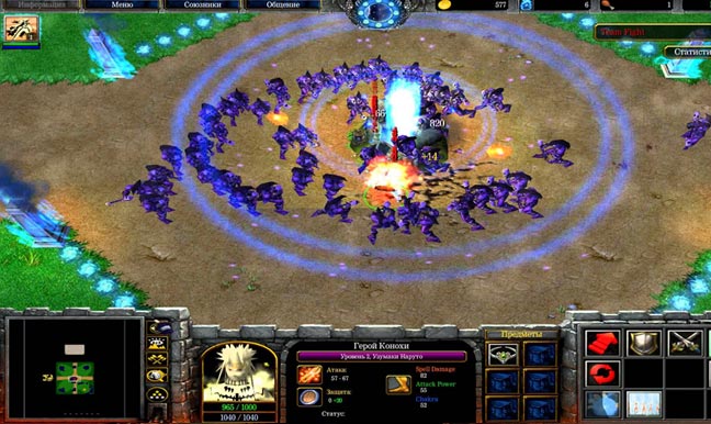 map warcraft 3 Fight Of Anime