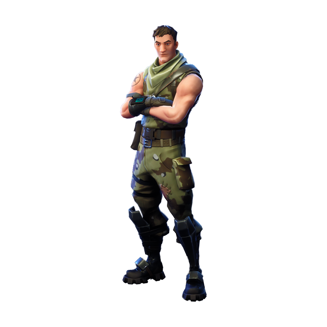 Highrise Assault Trooper - Fortnite Skins - Male Military Outfit