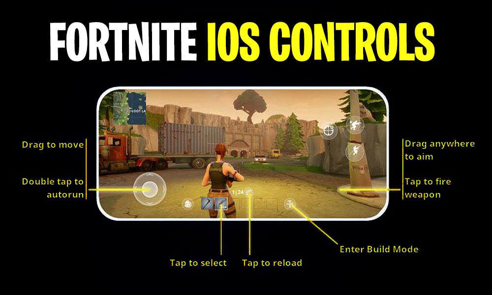 Fortnite iOS controls and keys