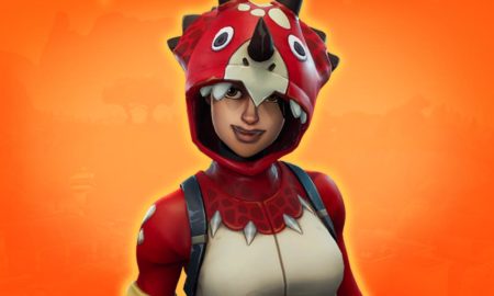 Tricera Ops Fortnite Skin Female Dinosaur Outfit - 