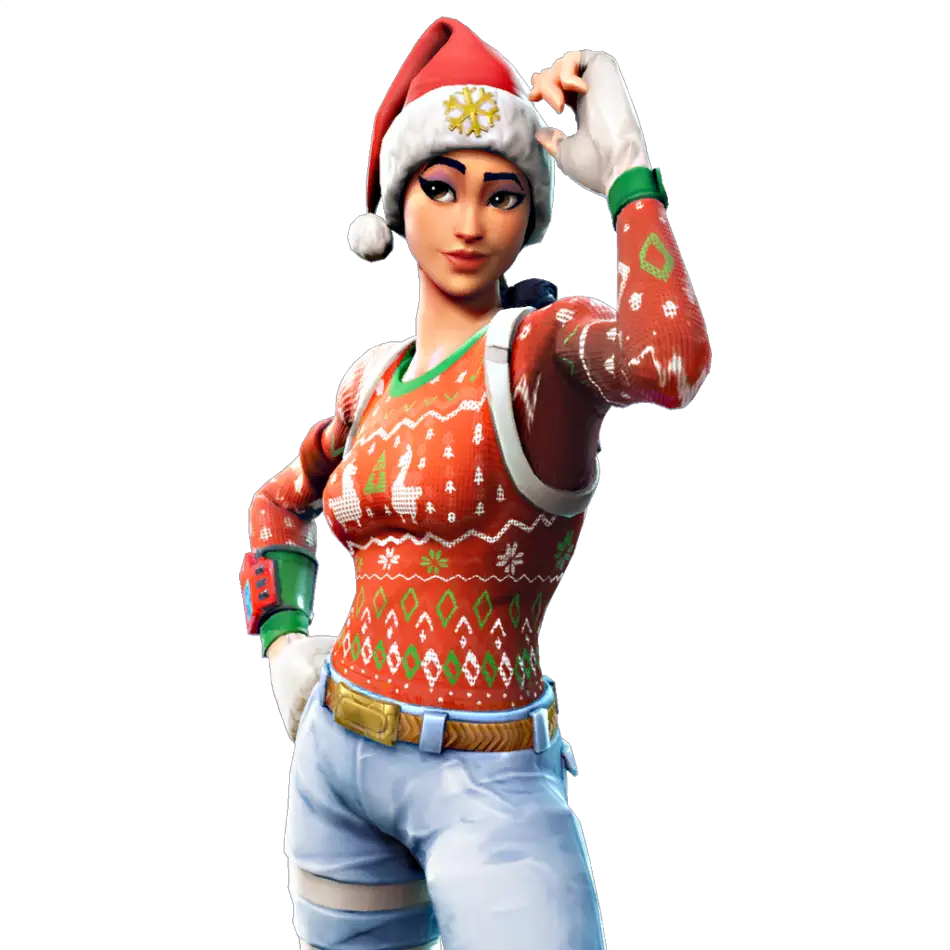 Nog Ops Fortnite Skin Female Xmas Outfit