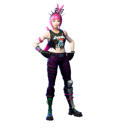 Fortnite Battle Royale Rocker Girl Power Chord Fortnite Skin Female Rock Girl Outfit