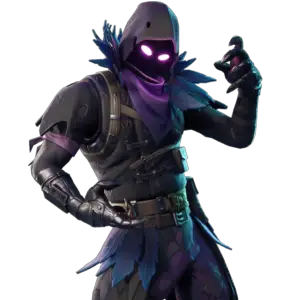 Raven - Fortnite Skin - Popular Dark Raven Feather Outfit