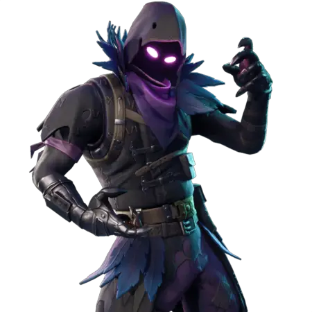 Raven - Fortnite Skin - Popular Dark Raven Feather Outfit