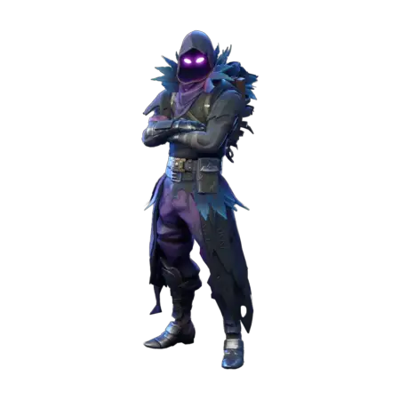 Raven - Fortnite Skin - Popular Dark Raven Feather Outfit