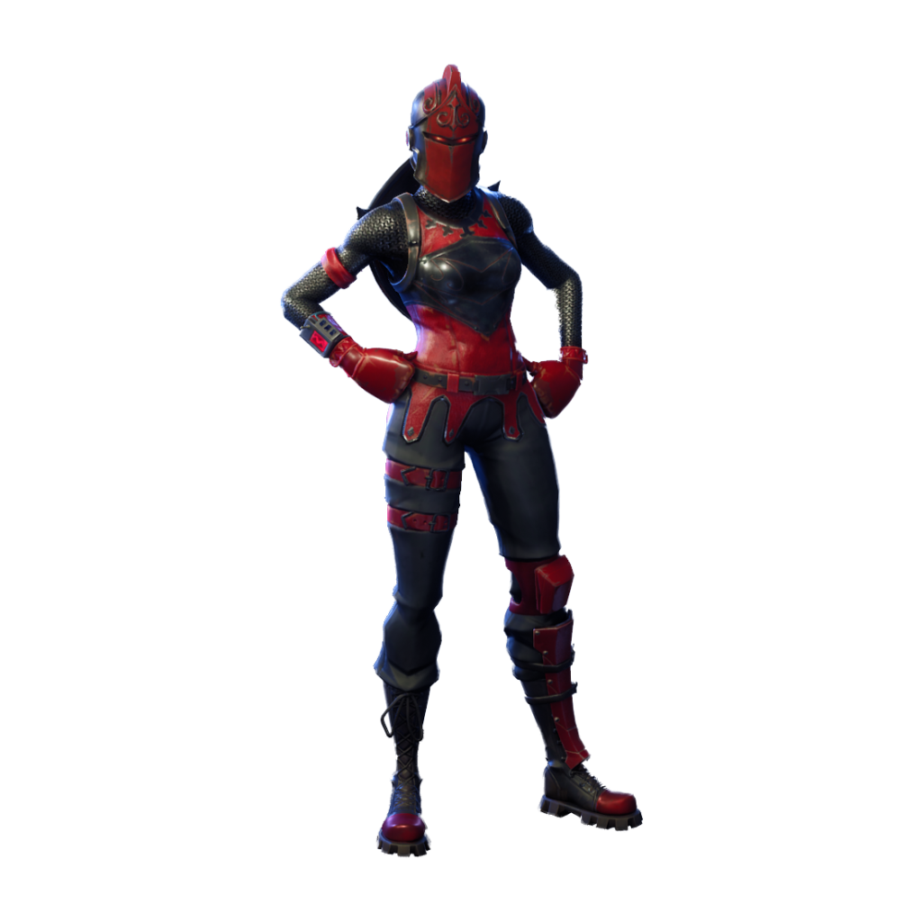 Red Knight - Fortnite Skin - Red and Black Leather Outfit