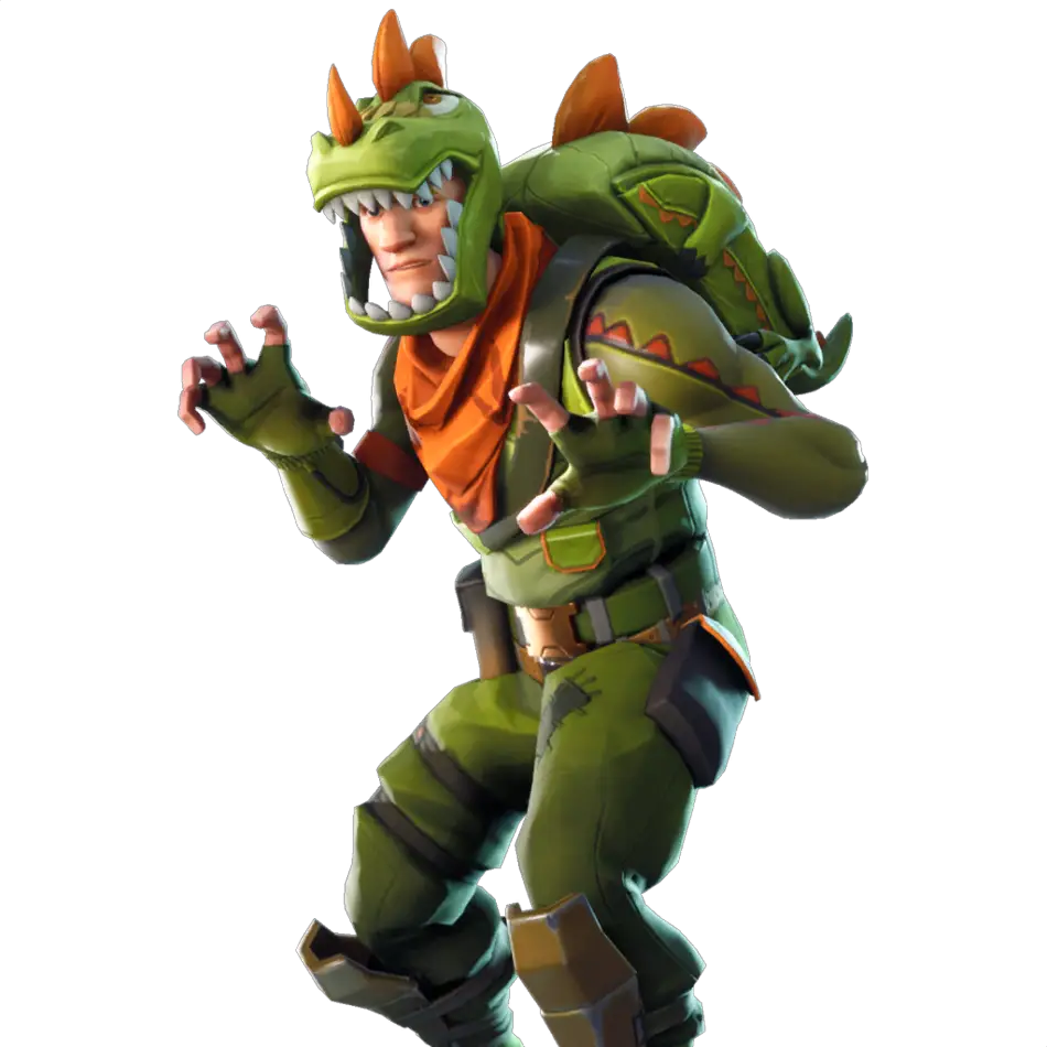 Rex- Fortnite Skin - Green Dinosaur Outfit