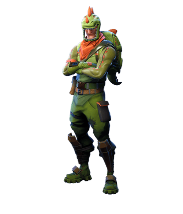 Rex- Fortnite Skin - Green Dinosaur Outfit