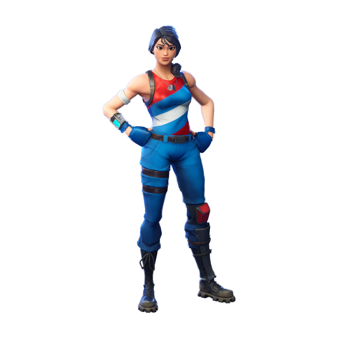 Star Spangled Ranger Fortnite Skin Us Independence Female Outfit