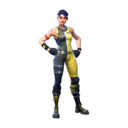 Whiplash - Fortnite Skin - Female Crash Test Dummy Outfit