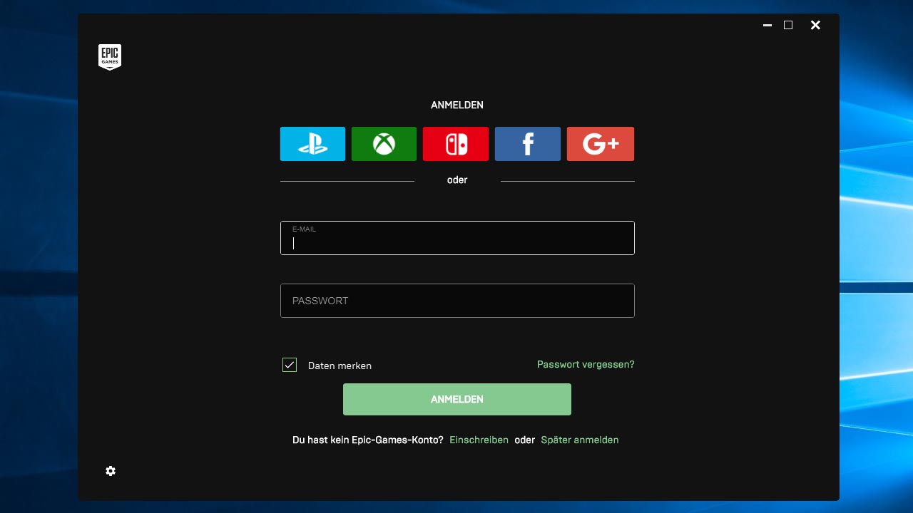 Fortnite Epic Games Launcher