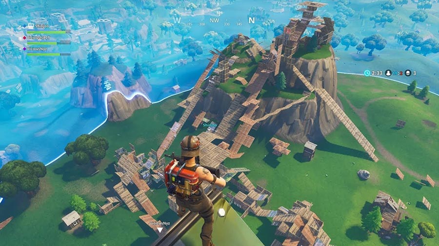Benefit from the height in Fortnite