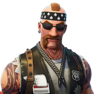 Backbone - Fortnite Skin - Badass Biker Costume