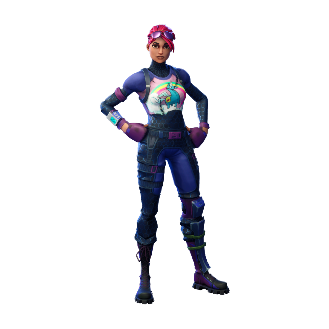 Brite Bomber - Fortnite Skin - Female Unicorn Costume