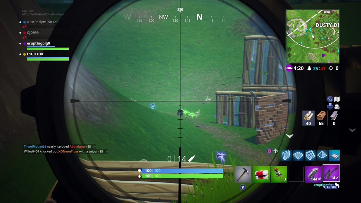 fortnite full screen crosshair overlay