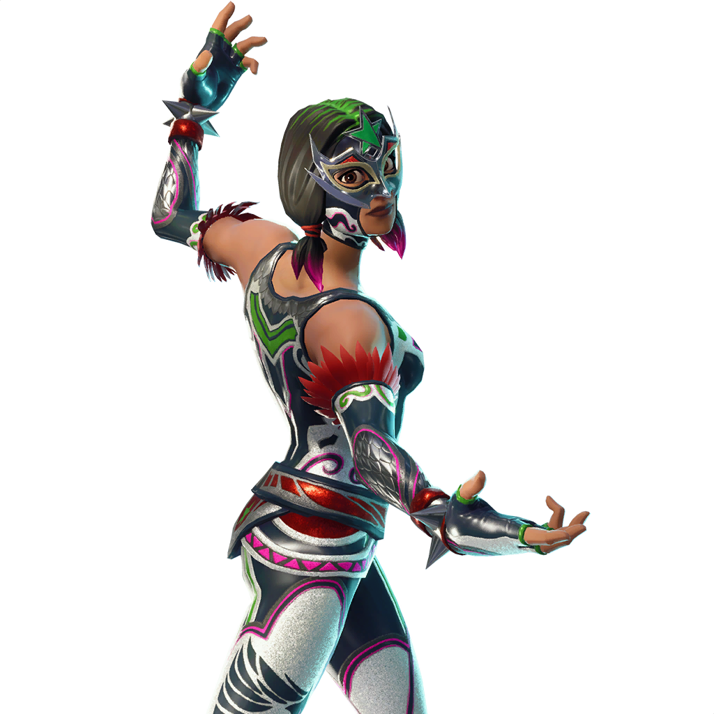 Dynamo Fortnite Skin Female Lucha Libre Wrestler Luchador