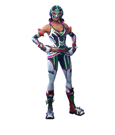 Dynamo - Fortnite Skin - Female Lucha Libre Wrestler (Luchador)