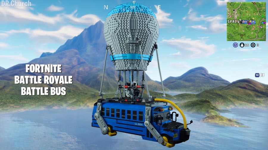 Fortnite Battle Bus Screenshot