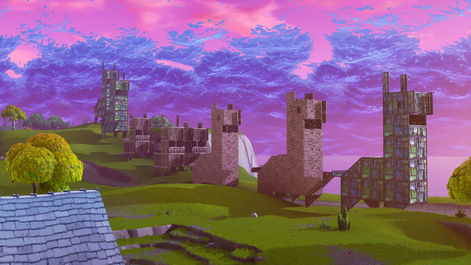 Fortnite Building Migrating Llamas