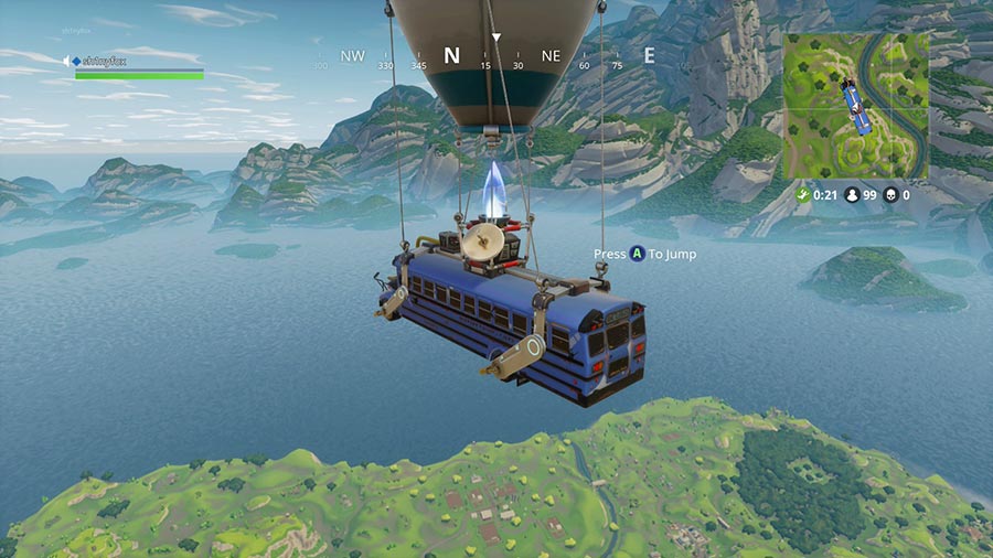 Fortnite Battle Bus