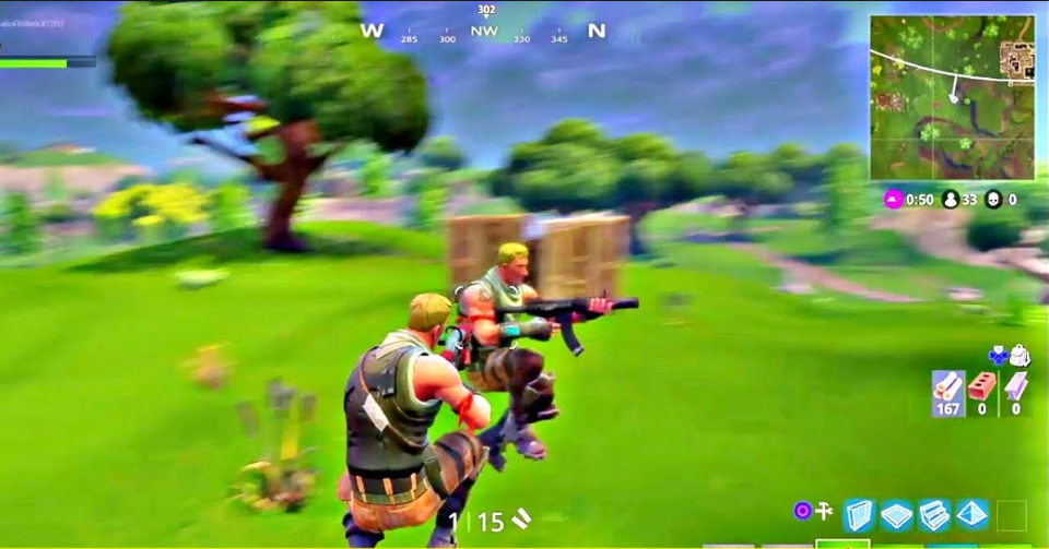 Fortnite Jump and Crouch Shooting