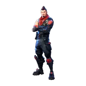 Midnight Ops - Fortnite Skin - Mustache Mohawk Costume