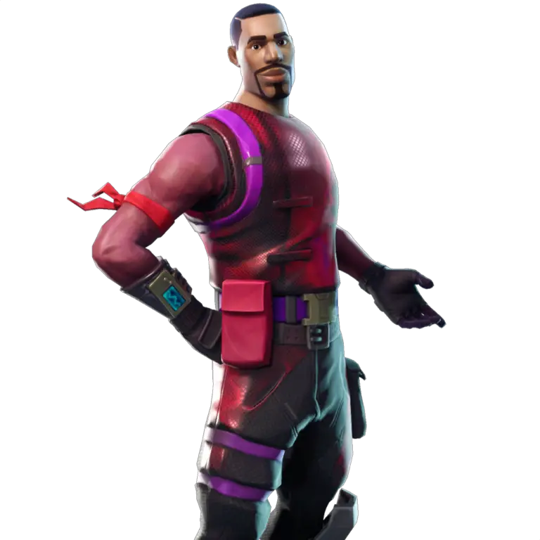 Radiant Striker - Fortnite Skin - Red Gradient Shirt (Glossy)