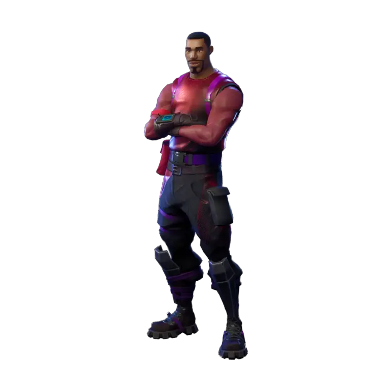 Radiant Striker - Fortnite Skin - Red Gradient Shirt (Glossy)