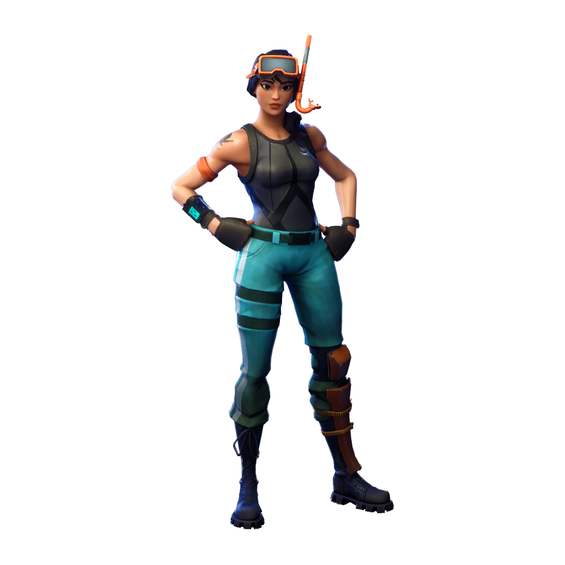 Snorkel Ops - Fortnite Skin - Diving Swim Girl