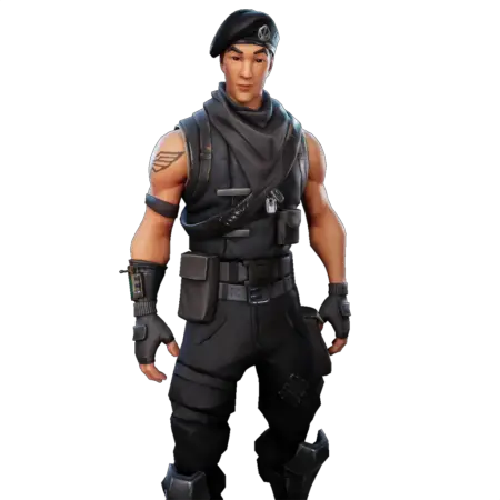 Special Forces - Fortnite Skin - Black Military Costume