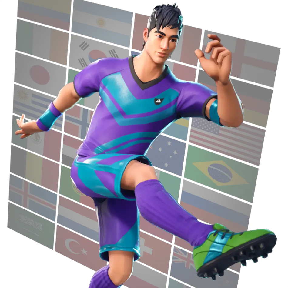 Stalwart Sweeper - Fortnite Skin - Customizable Soccer Costume