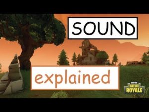 in fortnite battle royale sounds are essential - fortnite battle royale sounds