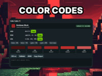 Minecraft Block Color Code Generator (Hex/RGB/HSL)
