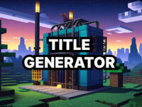 Minecraft Title Generator Tool & YouTube CTR Title Optimizer