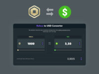 Robux to USD Converter