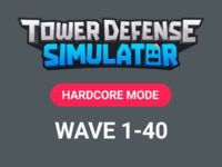 Tower Defense Simulator – Hardcore Mode Wave 1–50