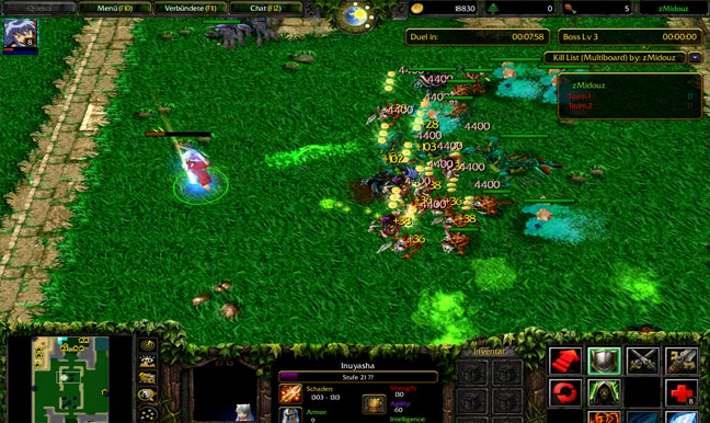 warcraft 3 map anime