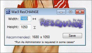 Warcraft 3 Resolution Changer Screenshot