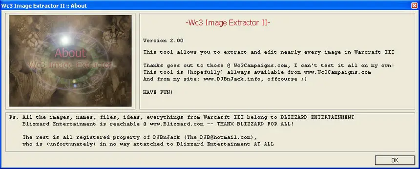 Warcraft 3 Image Extractor Info