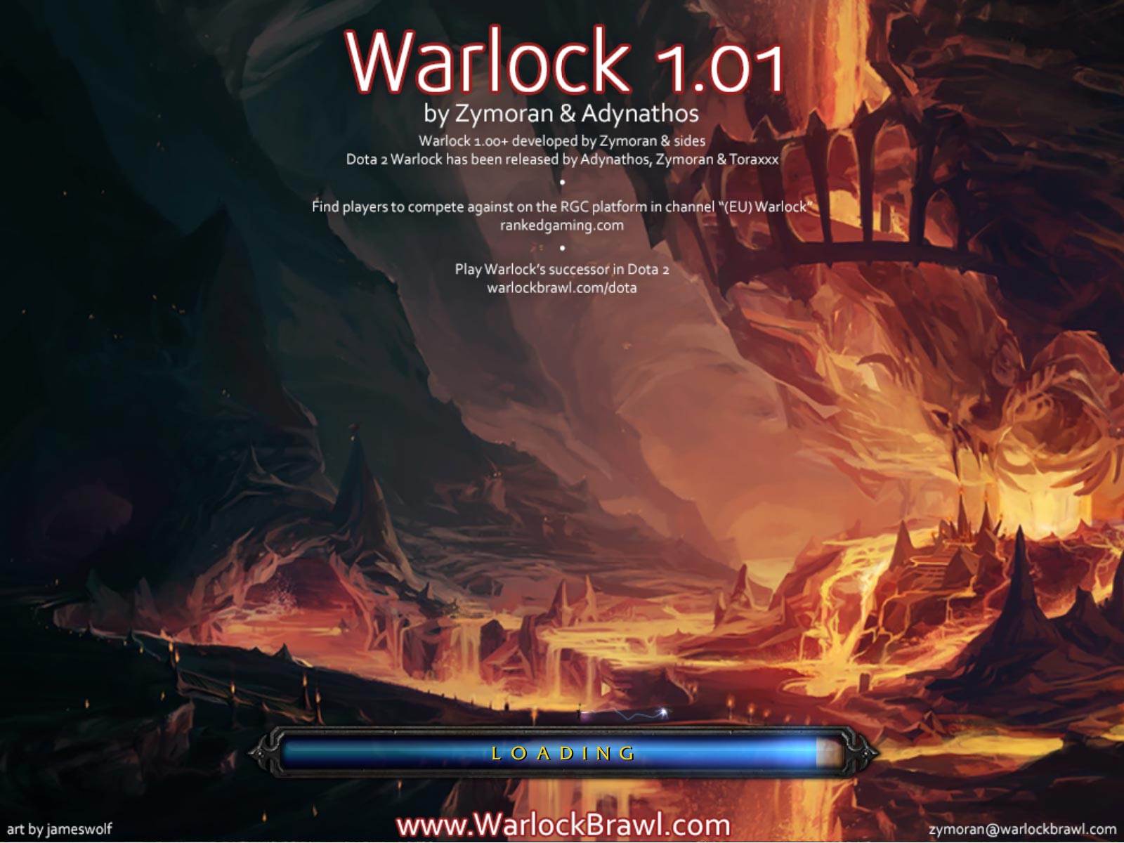 RGC Warlock Loading Screenshot