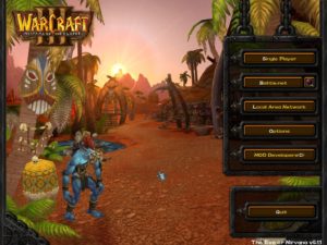 Warcraft 3 Custom Menu Background Orcs