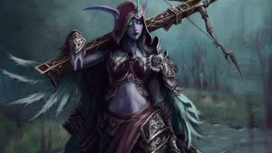 Warcraft 3 Sylvana Elf