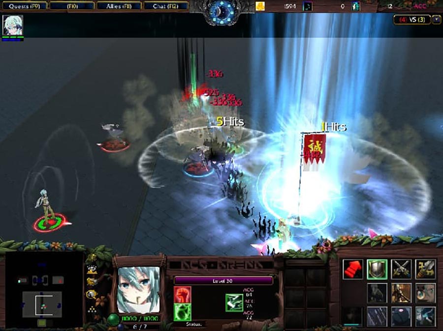 Warcraft 3 ACG Arena Fight Screenshot