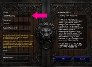 Create a new Warcraft 3 Account with a colored name