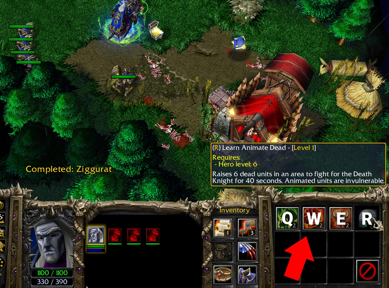 QWER Пользовательские клавиши для Warcraft 3