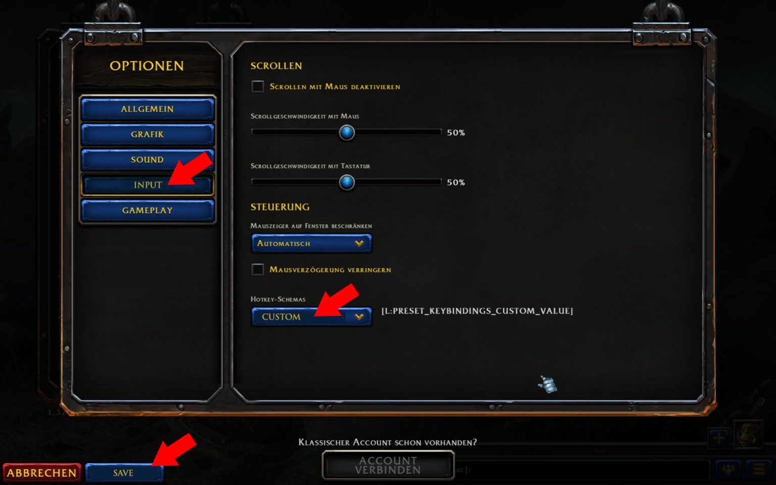 how to set up hotkeys in warcraft 3