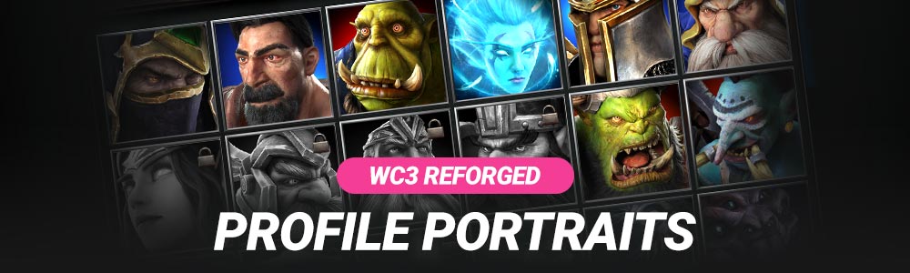Warcraft 3 Reforged Profile Portraits