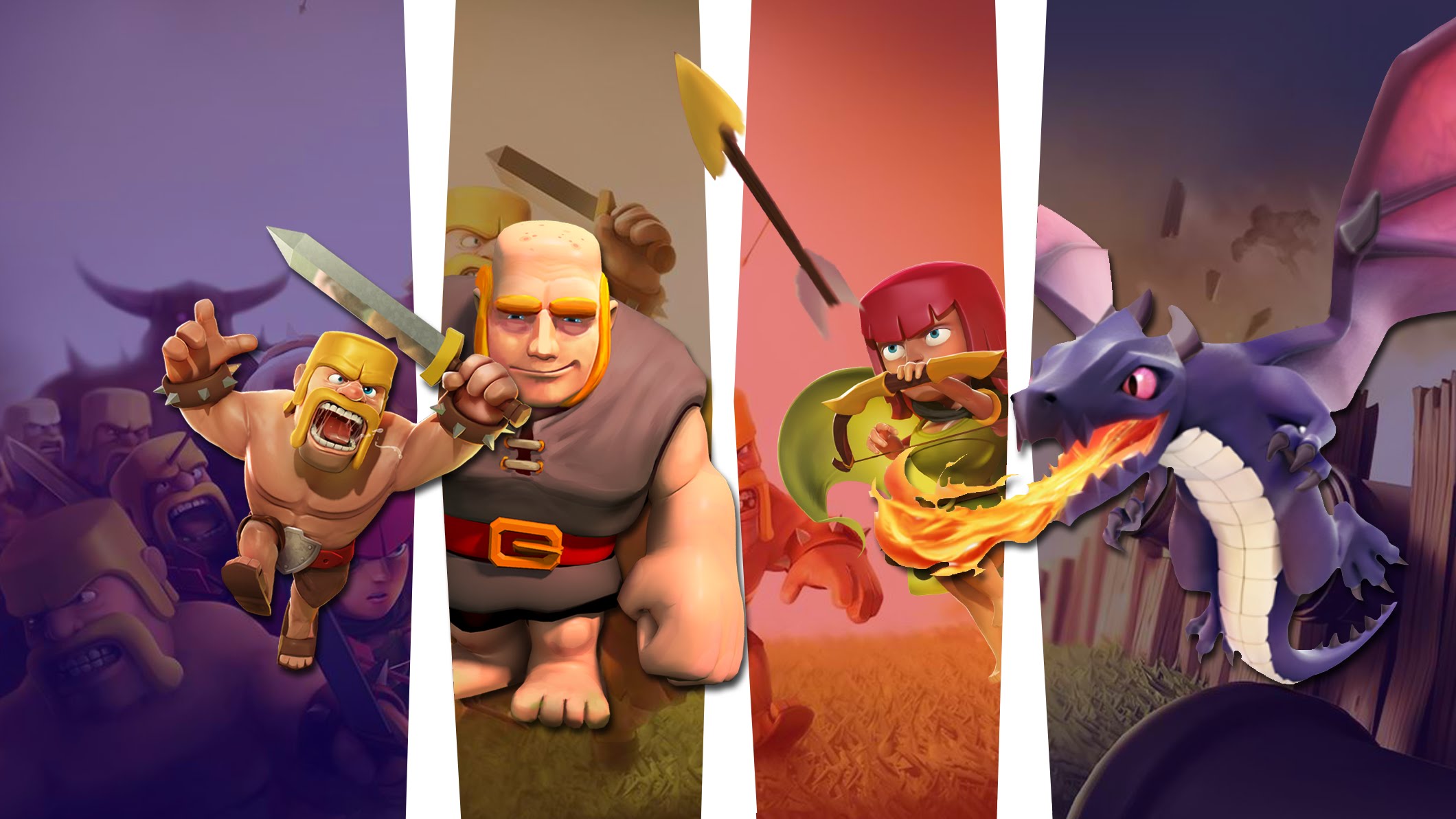 Clash Of Clans Wallpaper Heroes Units City Wallpaper And