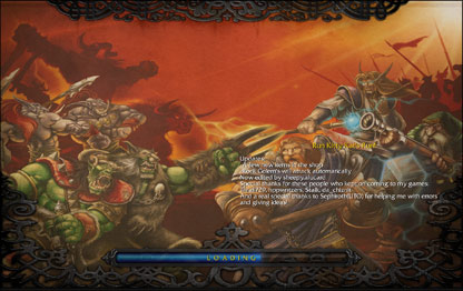 WC3 Run Kitty Run Loading Screen